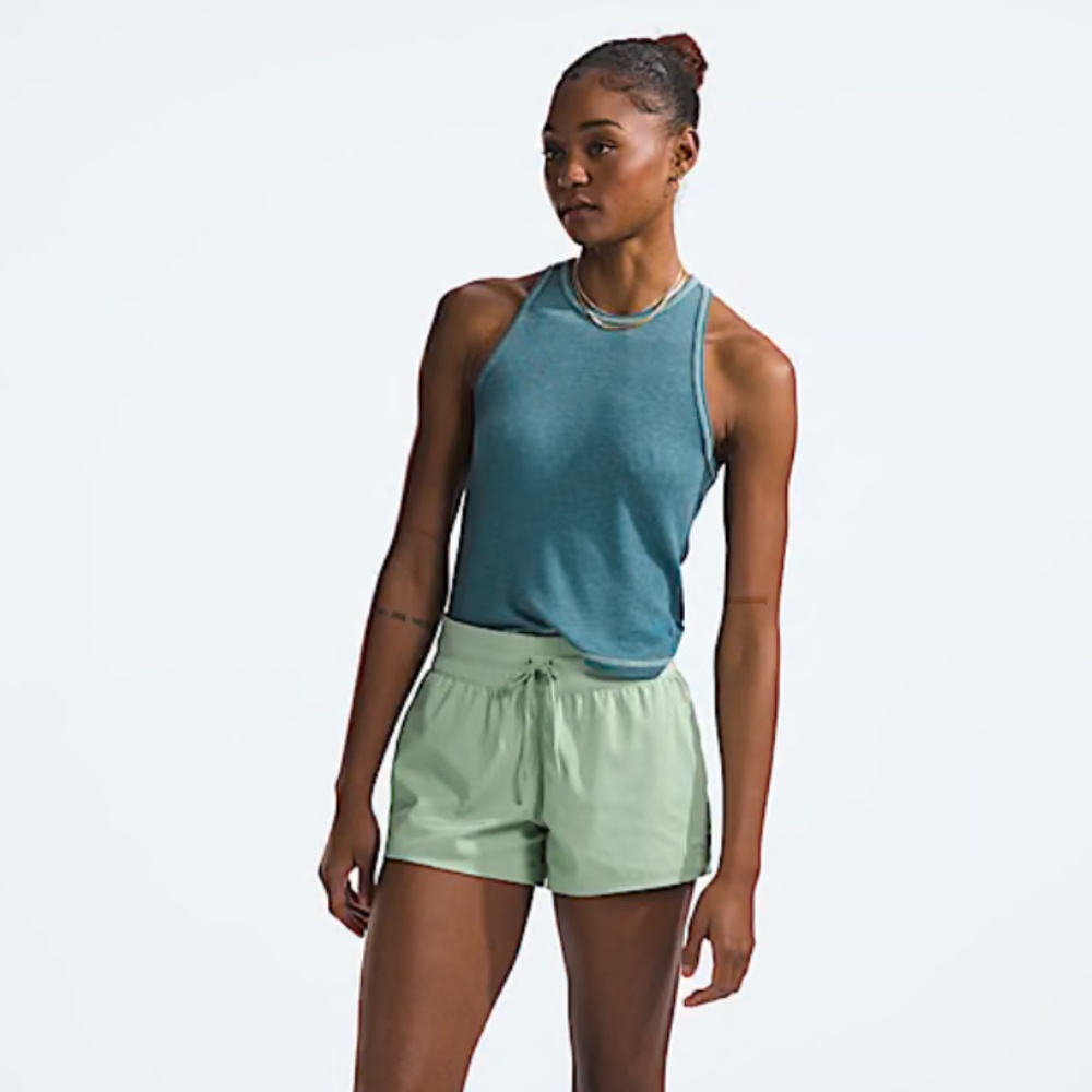 NWT North Face Shorts S/P Green, Gray & Navy Blue